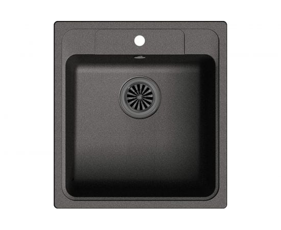 Мойка EWIGSTEIN Elegant 50 кварц, 1-чаша, 518х478 мм, черный E- 50 черный 