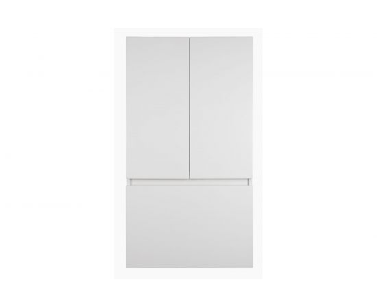 Шкаф Misty Амур 60 над стиральной машиной с бельевой корзиной Э-Ам08060-012Бк 