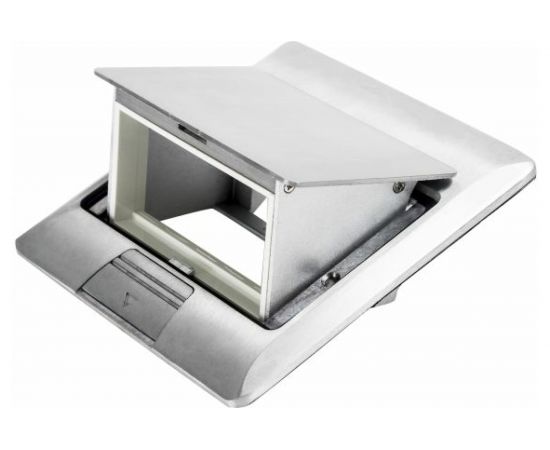 Люк в пол на 2 модуля Экопласт LUK 2AL 45х45мм, стальной 70021 