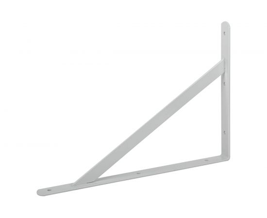 Усиленный уголок-кронштейн FIT белый, 400х280 мм 66088 