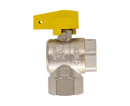 Шаровой угловой кран для газа СТМ ГАЗ 3/4"", г/г, бабочка CGLFFB34 – изображение 2