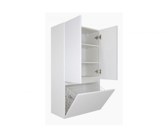 Шкаф Misty Амур 60 над стиральной машиной с бельевой корзиной Э-Ам08060-012Бк – изображение 2