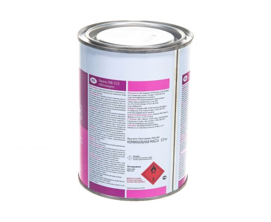 Эмаль Ленинградские краски Оптимум ПФ-115 белая матовая 0,9 кг 19036 – изображение 3