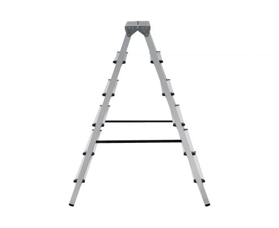 Двухсторонняя стремянка Новая Высота 2х6 ступеней 1120206 – изображение 3