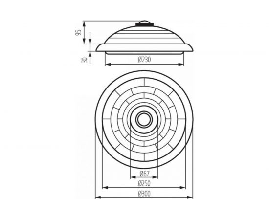 Потолочный светильник с датчиком движения KANLUX FOGLER DL-240O 18120 – изображение 3