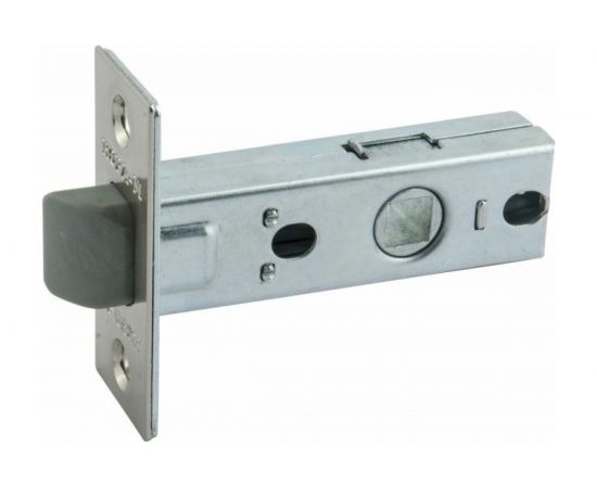 Дверная защелка НОРА-М С-45П пластик.яз. мат.никель 15470 – изображение 3