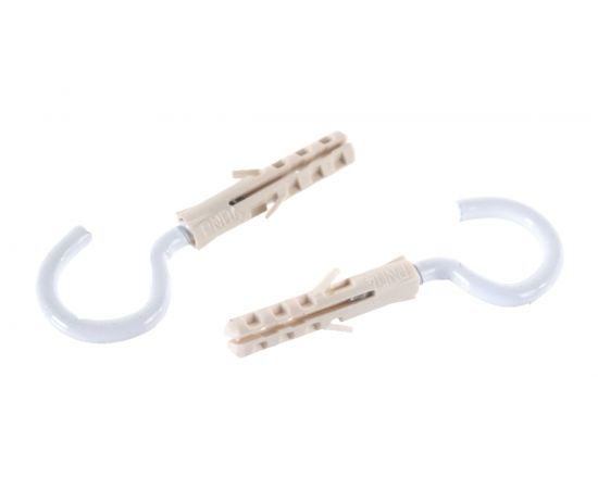 Крюк-шуруп ЕВРОПАРТНЕР белый d3,1хL25 мм 4 шт. 13 6295 1 – изображение 3