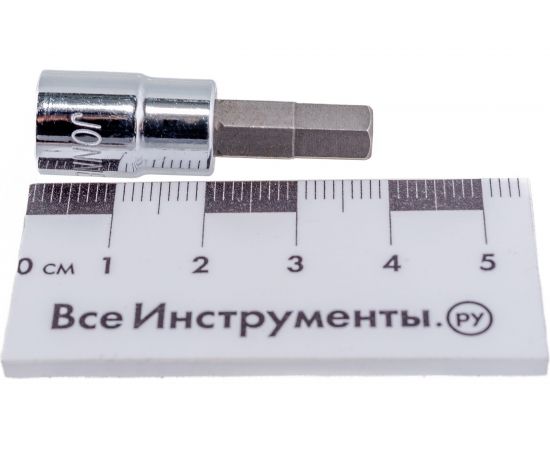 Головка торцевая с шестигранной вставкой ""HEX"" (1/4""DR; 6 мм; 37 мм) Jonnesway S50H2106 – изображение 4