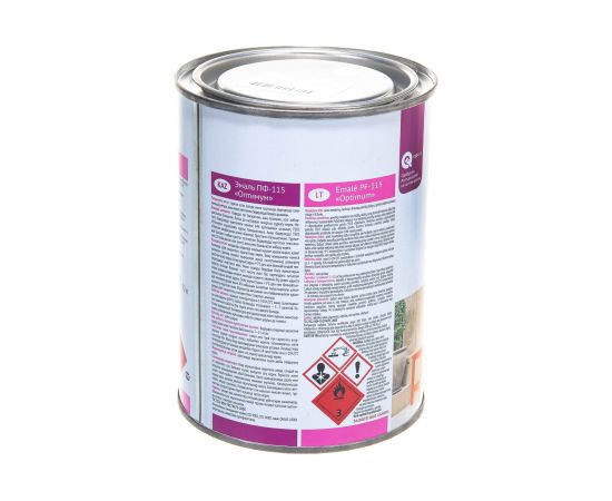 Эмаль Ленинградские краски Оптимум ПФ-115 белая матовая 0,9 кг 19036 – изображение 4
