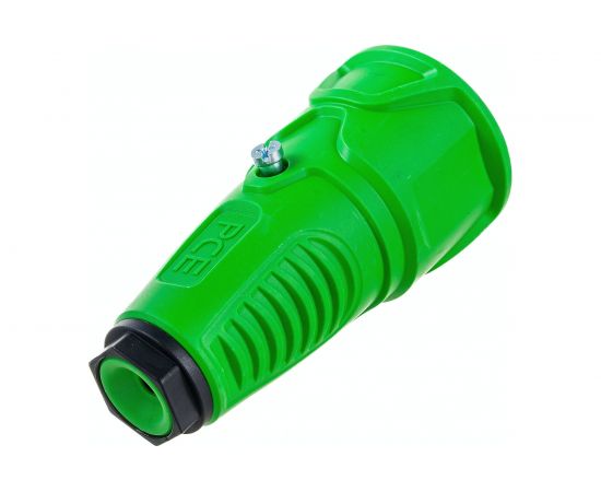 Кабельная розетка PCE 16A 250V 2P+E IP20 корпус зеленый, маркер черный 2510-us – изображение 4