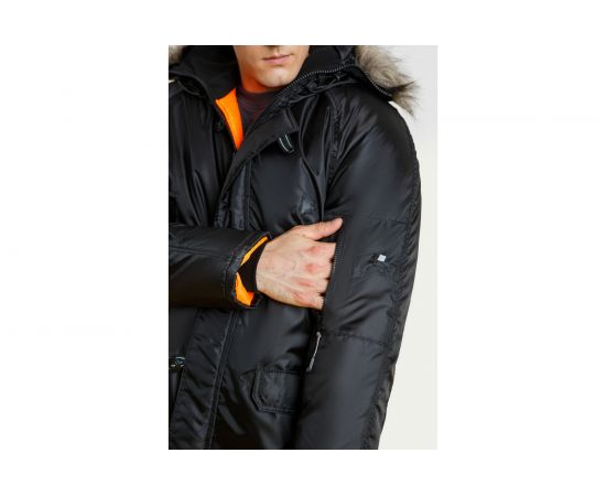 Удлиненная утепленная куртка СОЮЗСПЕЦОДЕЖДА СЕВЕР черная, р. 52-54/рост 182-188 2200000070203 – изображение 5