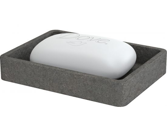 Настольная мыльница FORA STONE BLACK FOR-STN36BL 