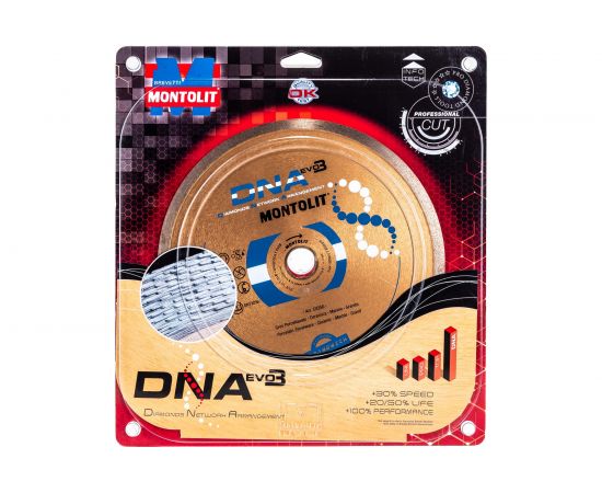 Диск алмазный по керамограниту (250х30/25.4 мм) MONTOLIT CX250 