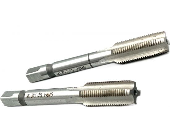 Машинно-ручной метчик TORNERI М13х1.25 комплект из 2-х штук Р6М5 035264 