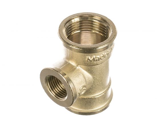 Переходной никелированный тройник STOUT ВВ 1X1/2X1 RG008Q0QTEKJSG 