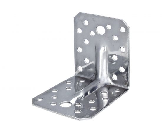 Уголок GAH ALBERTS перфо., нерж., усил., 105x105x90x2,5 мм 335267 