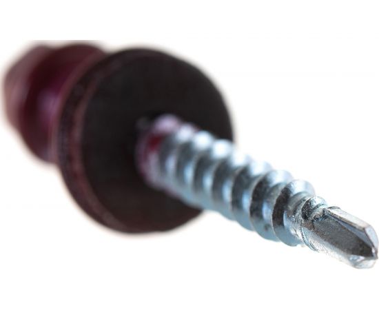 Кровельный саморез ГОСКРЕП 4.8х35 RAL 3005 красное вино 250 шт., б.пл.конт. 1000 мл 2-0016630 