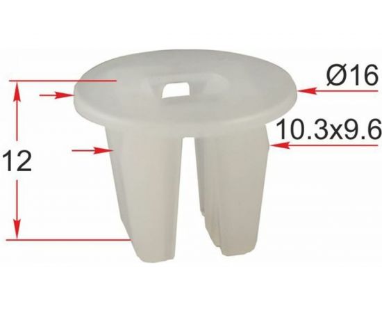 Пистон 10 шт AVERS 0128100111-10 