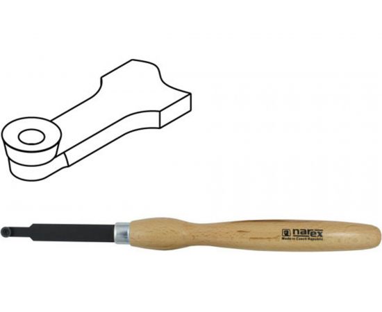 Резец токарный со сменной режущей пластиной (10х105х345 мм; твердосплавный) NAREX 819012 