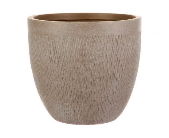 Напольное кашпо для цветов IDEALIST Lite Лотус круглое, 37х33.5 см, 36 л MESHR37-T 