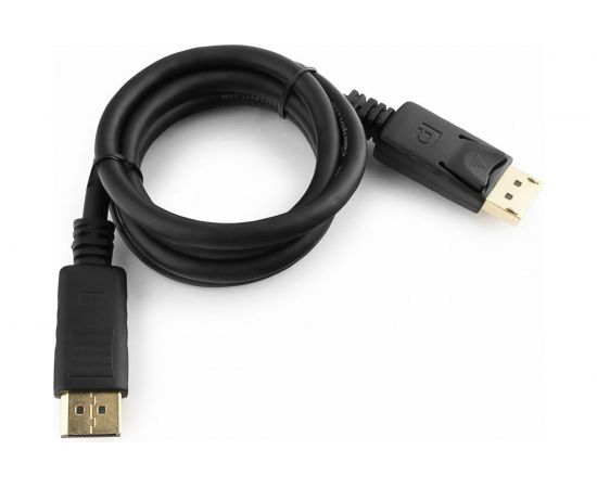 Кабель Cablexpert Display Port, 1м, 20M/20M, пакет, черный экран CC-DP-1M – изображение 2