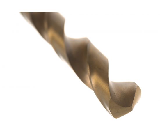 Сверло по металлу (9.5х125х81 мм; А1; Р9; нитрид титана) Туламаш 56347 – изображение 2