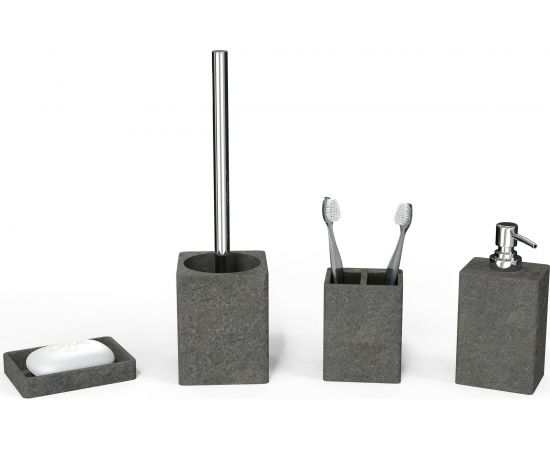 Настольная мыльница FORA STONE BLACK FOR-STN36BL – изображение 2