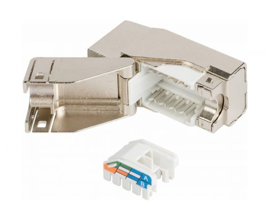 Модуль-вставка NIKOMAX типа Keystone, полный экран, металлик NMC-KJSD2-NT-MT – изображение 2