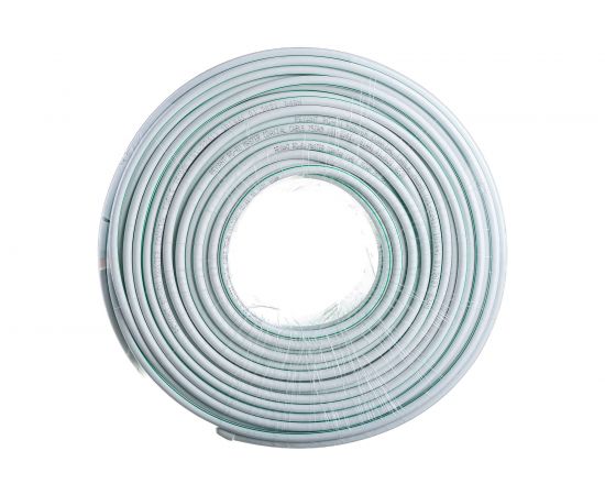 Коаксиальный кабель REXANT RG-6U+Cu, 75 Ом, Cu/Al/Cu/Al, 90%, две фольги, бухта 100 м, белый 01-2241 – изображение 3