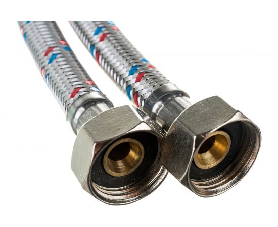 Гибкая подводка для смесителя Профсан ПСМ 60 см., 1/2-М10 пара PS-FMF60 – изображение 3