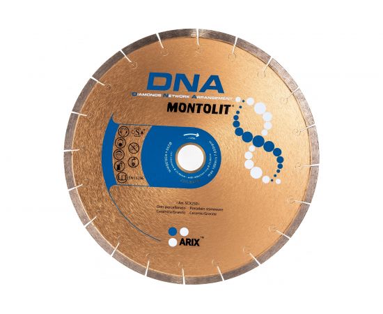 Диск алмазный по керамограниту (250х30/25.4 мм) MONTOLIT SCX250 – изображение 3