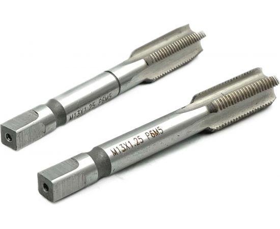 Машинно-ручной метчик TORNERI М13х1.25 комплект из 2-х штук Р6М5 035264 – изображение 3