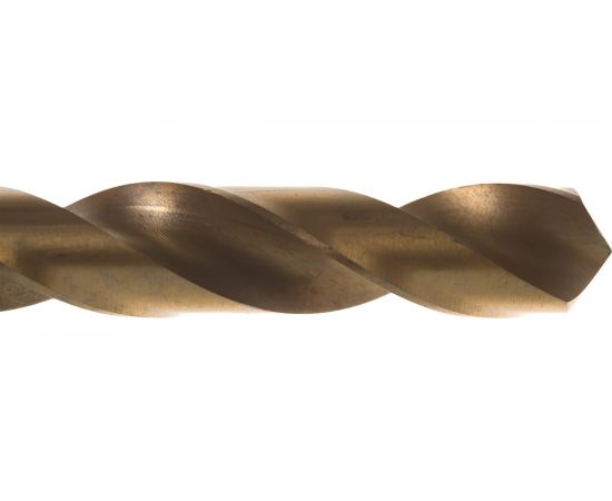 Сверло по металлу (9.5х125х81 мм; А1; Р9; нитрид титана) Туламаш 56347 – изображение 3