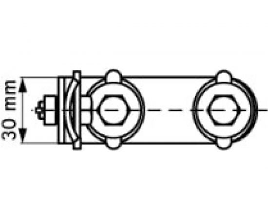 Уголок 90 Walraven BIS RapidRail, 2 отверстия 6584003 – изображение 3