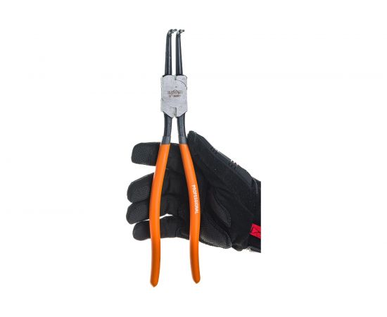 Профессиональный съемник для стопорных колец HARDEN внутренний, изогнутые губки, 330мм 560521 – изображение 3