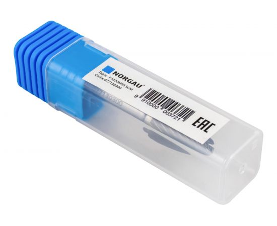 Борфреза твердосплавная NORGAU форма F параболическая со сферической вершиной SCM HM F1020M06-45 (10х20х6х60 мм) 077130300 – изображение 7