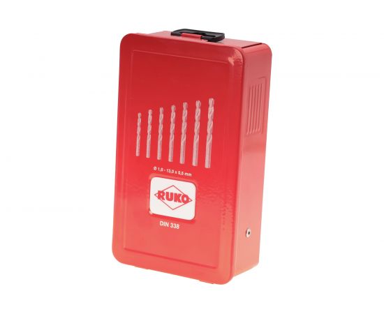 Набор сверл по металлу (25 шт; 1-13 мм; HSS-R; DIN 338 тип N) Ruko 205213 – изображение 8