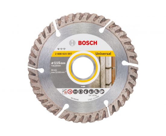 Диск алмазный Universal (115х22.2 мм) Bosch 2608615057 