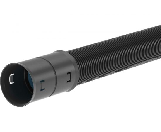 Жесткая двустенная труба для кабельной канализации DKC 6м, 8кПа, диаметр 160 мм, цвет черный 160916A-8K 