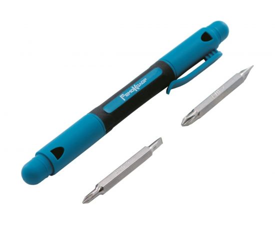 Отвертка-ручка для точных работ РемоКолор 4 в 1 CrV, PH0; PH000;SL1,5; SL3 33-2-715 