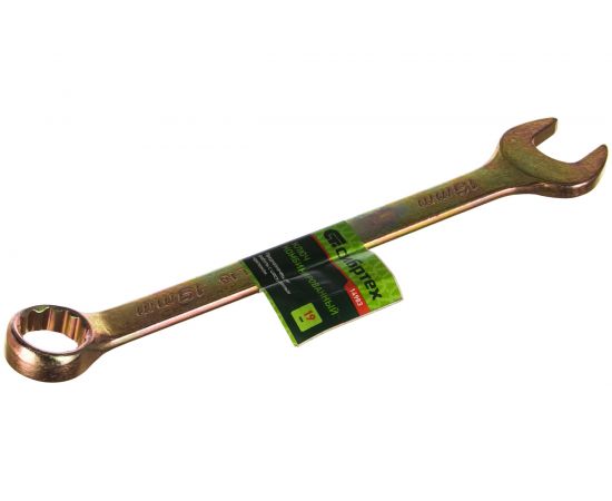 Комбинированный ключ,19 мм, желтый цинк СИБРТЕХ 14983 