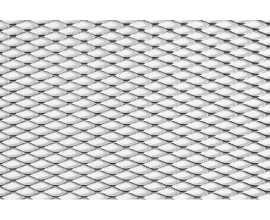 Декоративная облицовка радиатора сетка KRAFT алюминий, 100x30 см, серебро, ячейки 10мм х 4мм KT 835485 