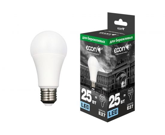 Светодиодная лампа ECON LED A 25Вт E27 6500K A67 ES 7125022 