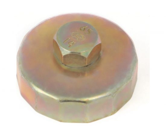 Съёмник масляных фильтров Дело Техники чашка, Ø65 мм, 14 граней 113170 800165 