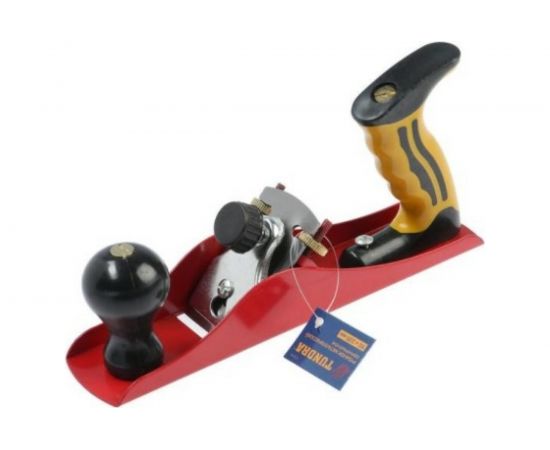 Рубанок TUNDRA металлический 235 х 50 мм, одинарный нож 1722410 