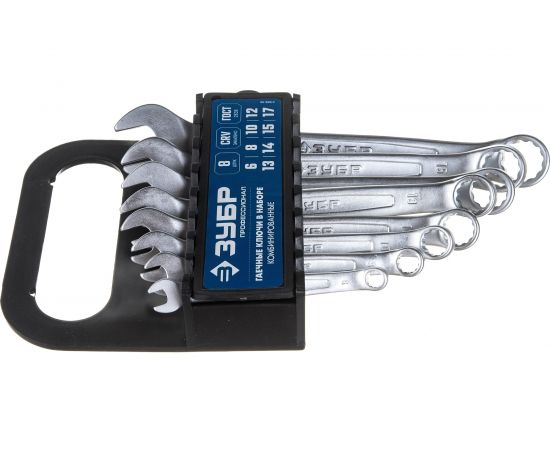 Набор комбинированных гаечных ключей 8 шт 6 - 17 мм Зубр 27088-H8_z01 