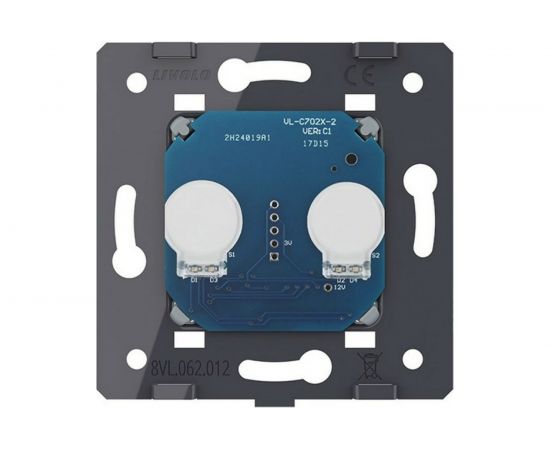 Двухклавишный сенсорный выключатель LIVOLO механизм VL-C702 