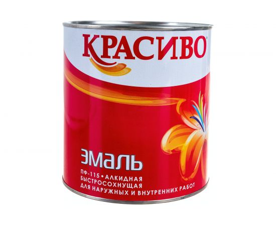 Эмаль Красиво ПФ-115 бежевая, банка 2,7 кг 4690417018345 