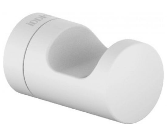 Одинарный крючок IDDIS NOA сплав металлов, белый матовый NOAWT10i41 