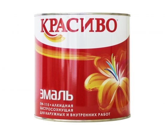 Эмаль Красиво ПФ-115 бежевая, банка 2,7 кг 4690417018345 – изображение 2